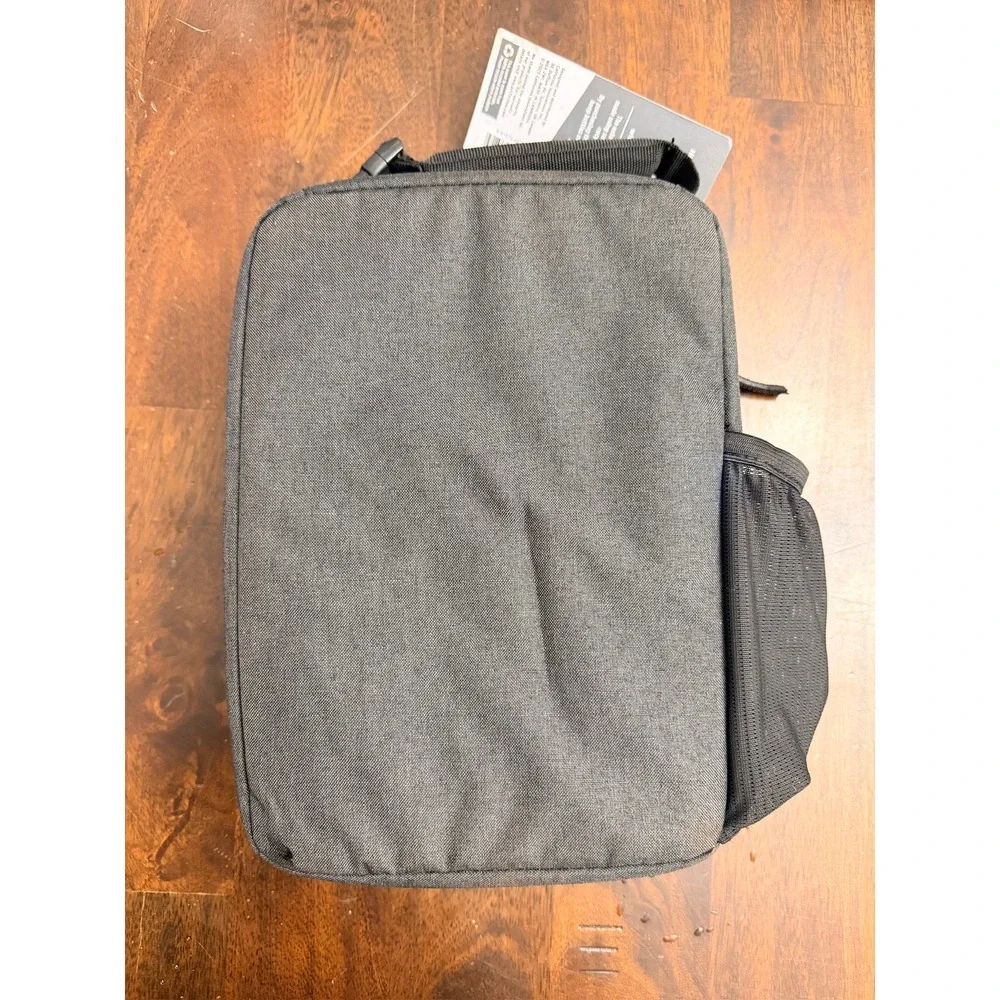 Fulton Bag Co Upright Lunch Bag Unisex OS Black Insulated Microban NWT